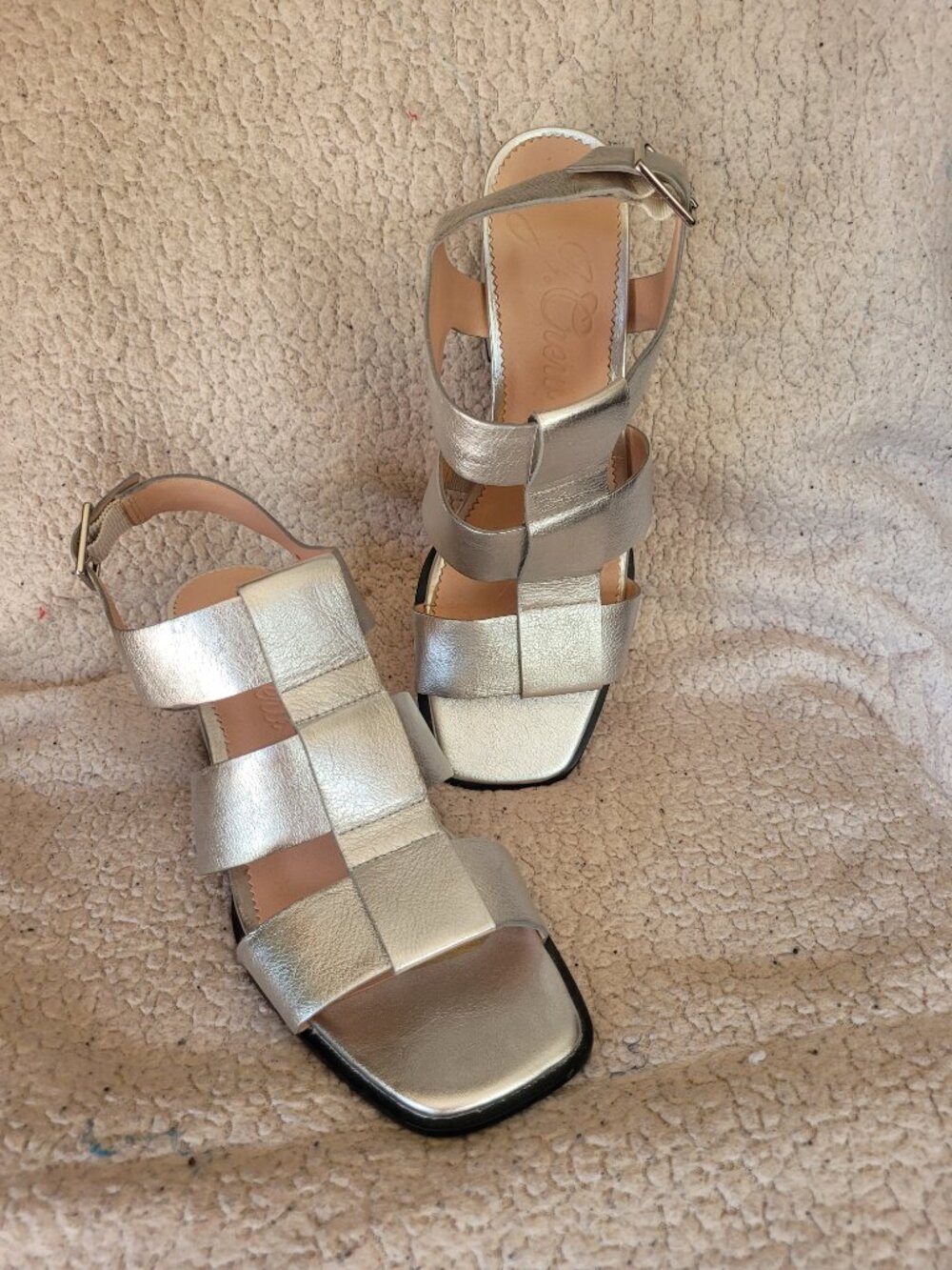 J. Crew Dylan Fisherman block-heel sandals